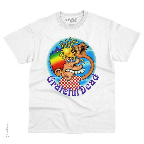 Grateful Dead - Ice Cream Cone Kid White Short Sleeve T Shirt